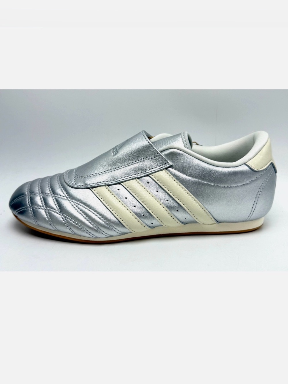 NWT Adidas Taekwondo Silver Metallic Women's Shoes JS4023 size 7.5 - Picture 5 of 16